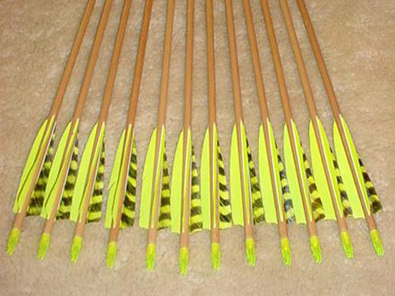 70-75# Falcon Arrows – Fir, Florescent Lime