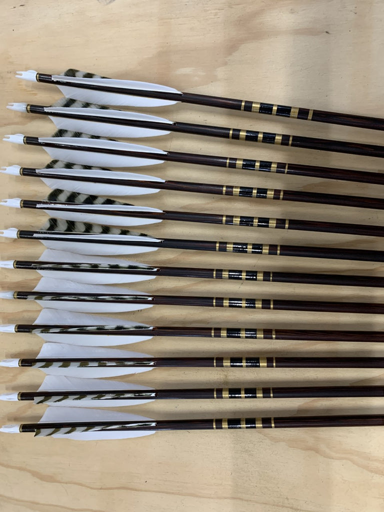 60-65# Eagle Arrows – Port Orford Cedar, brown shaft