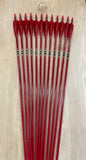 45-50# Eagle tapered arrows, red Cedar.