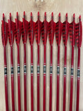 45-50# Eagle tapered arrows, red Cedar.