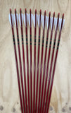 60-65# Eagle tapered arrows, red Cedar.