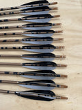 2219 Aluminum arrows  1 dz 32" True Flight Camo