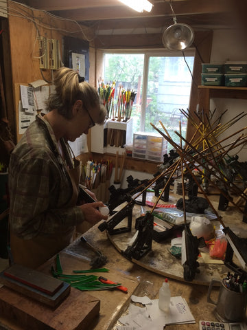 Wood arrow crafting