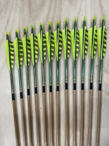 50-55 Hawk arrows green cap Spruce