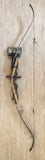 A Samick Journey takedown recurve 55# @ 28" RH