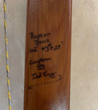 Raptor Signature Longbow, RH 62"43#@28" RH