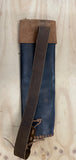 Leather back quiver , very fine ,lightly used.