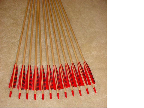 55-60# Falcon Arrows –Sitka spruce, red